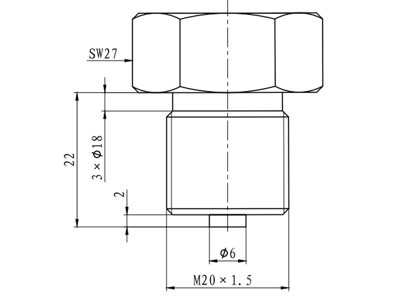 m20 1p5 male waterline seal