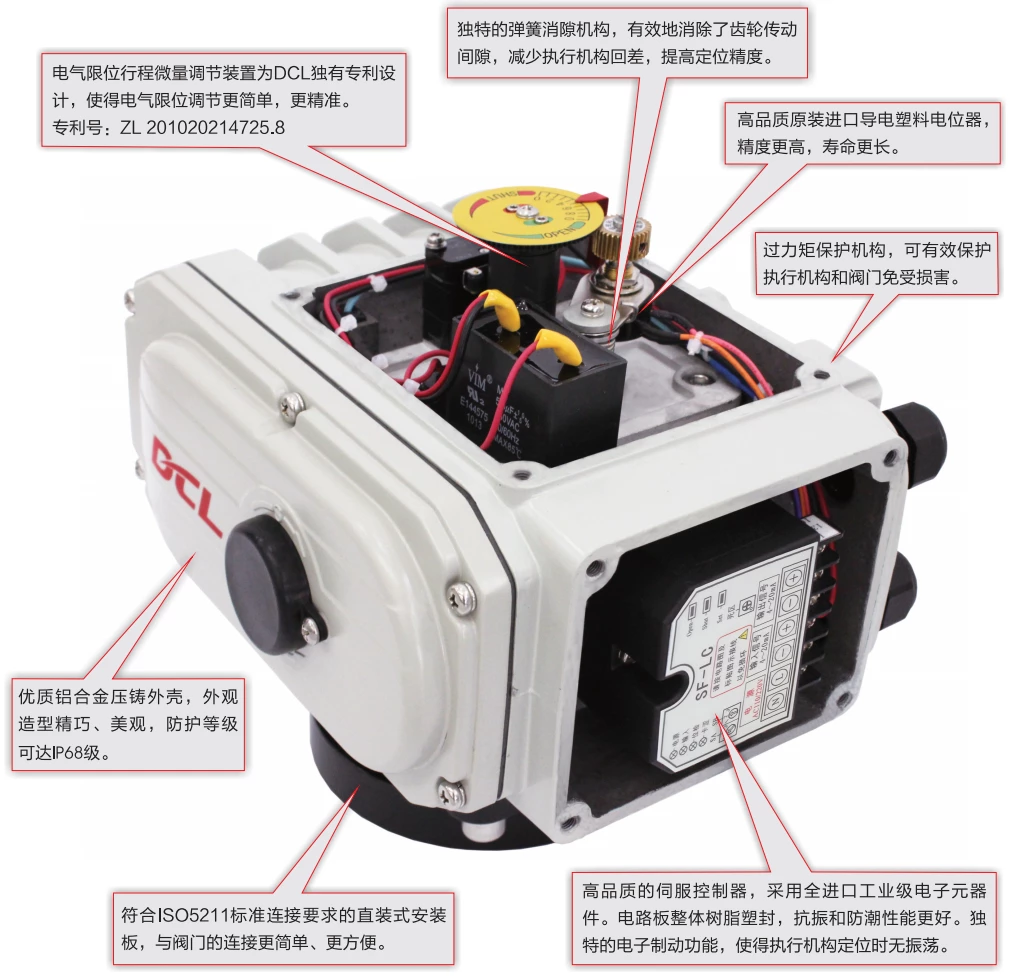 华易普通系列执行器 特点 | DCL Actuator Features