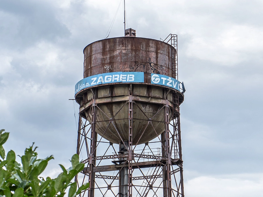 in water tower